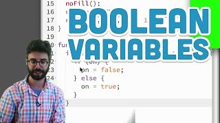 3.4: Boolean Variables - p5.js Tutorial