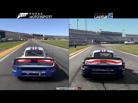 Forza Motorsport (2023) vs Project CARS 2 - Porsche 961 at Daytona