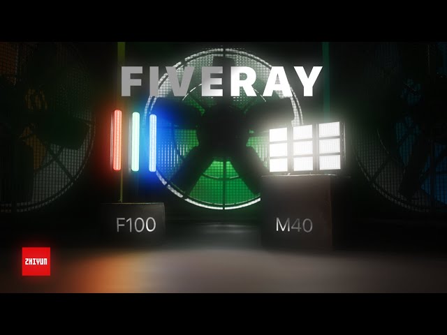 Vidéo ZHIYUN FIVERAY F100 NOIR COMBO