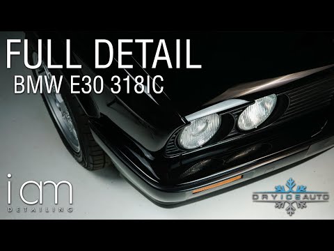 The CLEANEST BMW E30 318ic you'll see today! AFTER 60HOURS DRY ICE CLEANING with FULL REFRESH DETAIL