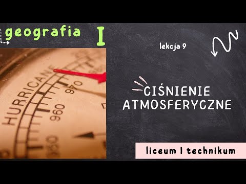Geography 1 Secondary School [Lesson 9: Atmospheric pressure | GEOGRAPHY 1 Secondary School basic...