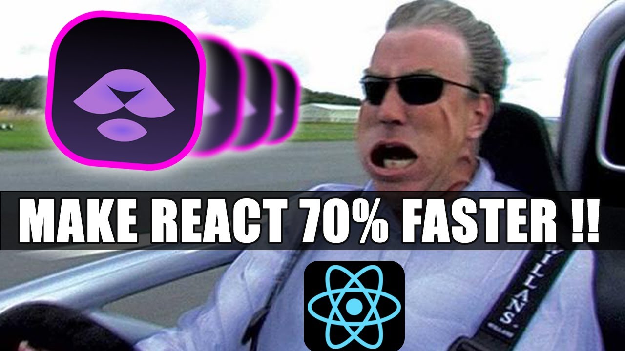 Thumbnail for REACT 70% FASTER?!? | Million.js explained
