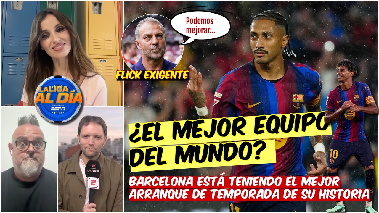 Barcelona es el MEJOR EQUIPO del MUNDO. Flick tiene UN LÍO para armar un XI TITULAR | La Liga al Día