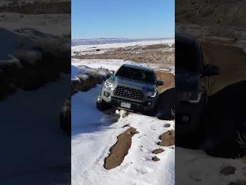 We Use the LOCKER! Only a Locker can get the Toyota Tacoma through this Mud and Snow Mess! #shorts