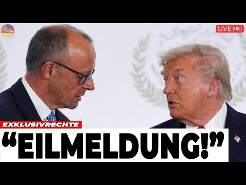 🚨 VOR 5 MIN! 🚨 Unfassbar – Wegen Merz: Trump wirft Deutschland aus dem Friedensrat!