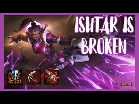 ISHTAR IS BROKEN! SMITE Season 10 Ranked Conquest [PC]