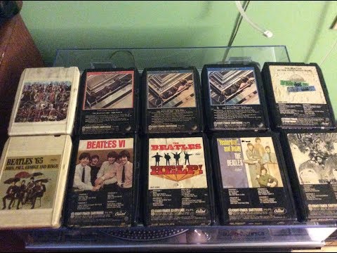 Beatles 8 track cartridges