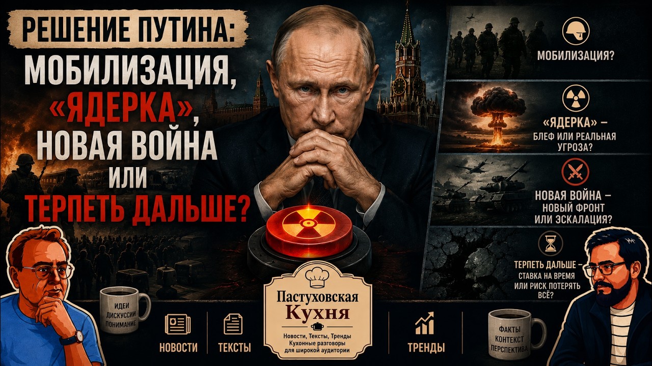 Решение Путина: мобилизация, "ядерка", новая война или терпеть дальше? Пастух?