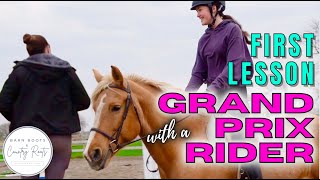 MY FIRST LESSON WITH A GRAND PRIX RIDER! I LEARNED SO MUCH! | VLOG