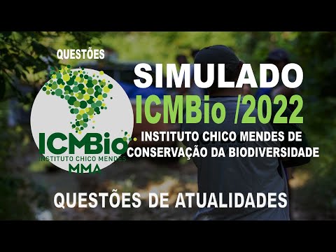SIMULADO  ICMBio /2022- INSTITUTO CHICO MENDES - QUESTÕES DE ATUALIDADES