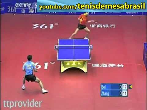 Chinese Superleague 2011 Timo Boll Zhang Jike (Semifinal)  Zhang Jike gets injured