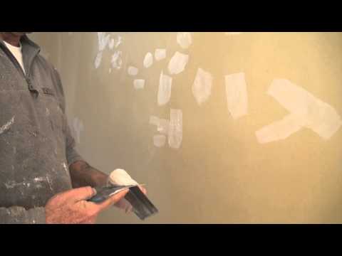 Preparing walls for painting - How to fix, patch or fill holes and dents in drywall or solid plaster
