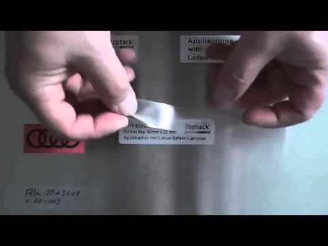 Lotus Effekt Laminat Varianten und Applikation