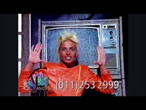 Comercial Globo Disk - Coletânea Internacionais Anos 90 | Adriane Galisteu - 1998