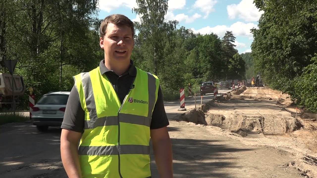 Turpinās valsts autoceļa P8 pārbūve Gaujas senielejā