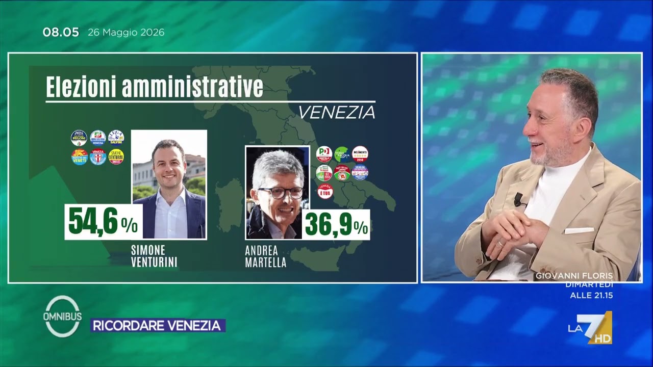 Amministrative 2026, Antonio Polito commenta il voto di Venezia: "La vittoria del ...