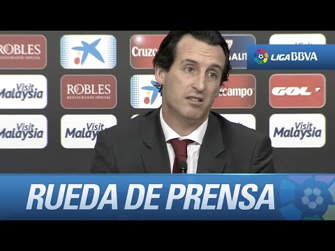 Emery: "Mi futuro está el sábado en Málaga"