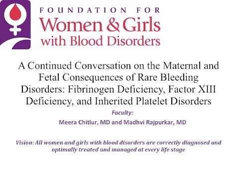 A Continued Conversation on the Maternal and Fetal Consequences of Rare Bleeding Di
