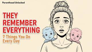 7 Things You Do Every Day That Your Toddler Will Remember Forever