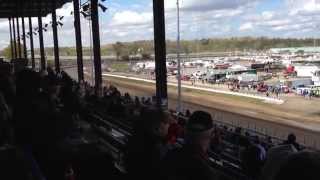 preview picture of video 'Super Dirt Week XLIII - USAC Silver Crown Start - Saturday 10/11/14'