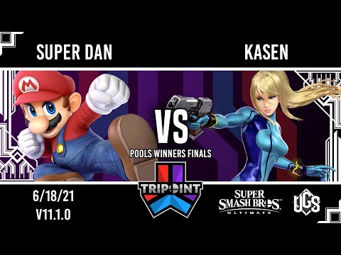 Tripoint Smash 101 - Pools Winners Finals - Super Dan(Mario) Vs. Kasen(Zero Suit samus)