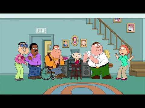 Family Guy - Stewie tries to upset Peter by blasting rock and roll