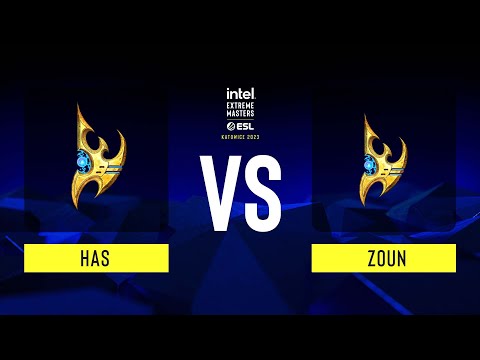 SC2 - Has vs Zoun - IEM Katowice 2023 - Lower Bracket