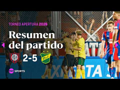 DEFENSA GOLEÓ A SAN LORENZO EN EL NUEVO GASÓMETRO | #SANLORENZO 2 - 5 #DEFENSA | Resumen
