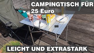 BESTE GÜNSTIGE Campingtisch 2022 / EXTREMTEST Review und 3D Ersatzteile (Vanlife  Festivall  Camping
