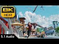 8K HDR • Attack of Flying Dinosaurs - Jurassic World • 5.1 Audio
