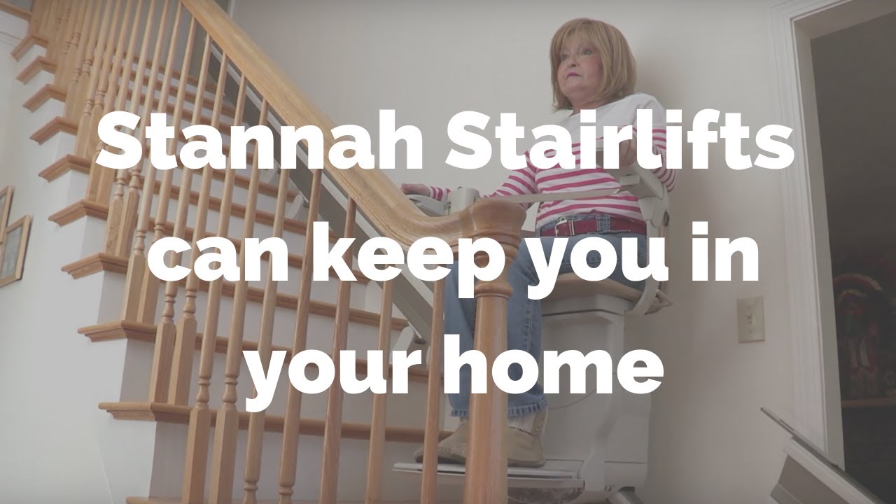 Struggling With the Stairs? Stannah can help keep you in your home.