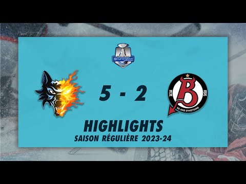 Brûleurs de Loups de Grenoble 5-2 Diables Rouges de Briançon - Highlights - Synerglace Ligue Magnus