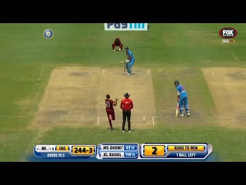 INDIA VS WEST INDIES 2016  T20 : Unbelievable T20 Finish! India Lose by 1 Run in Record-Breaker
