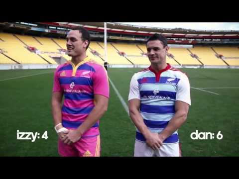 Dan Carter et Israel Dagg créent leur propres maillots et les soumettent aux All Blaks