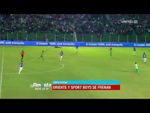 Torneo Clausura, Fecha 3: Oriente Petrolero 1 – 1 Sport Boys