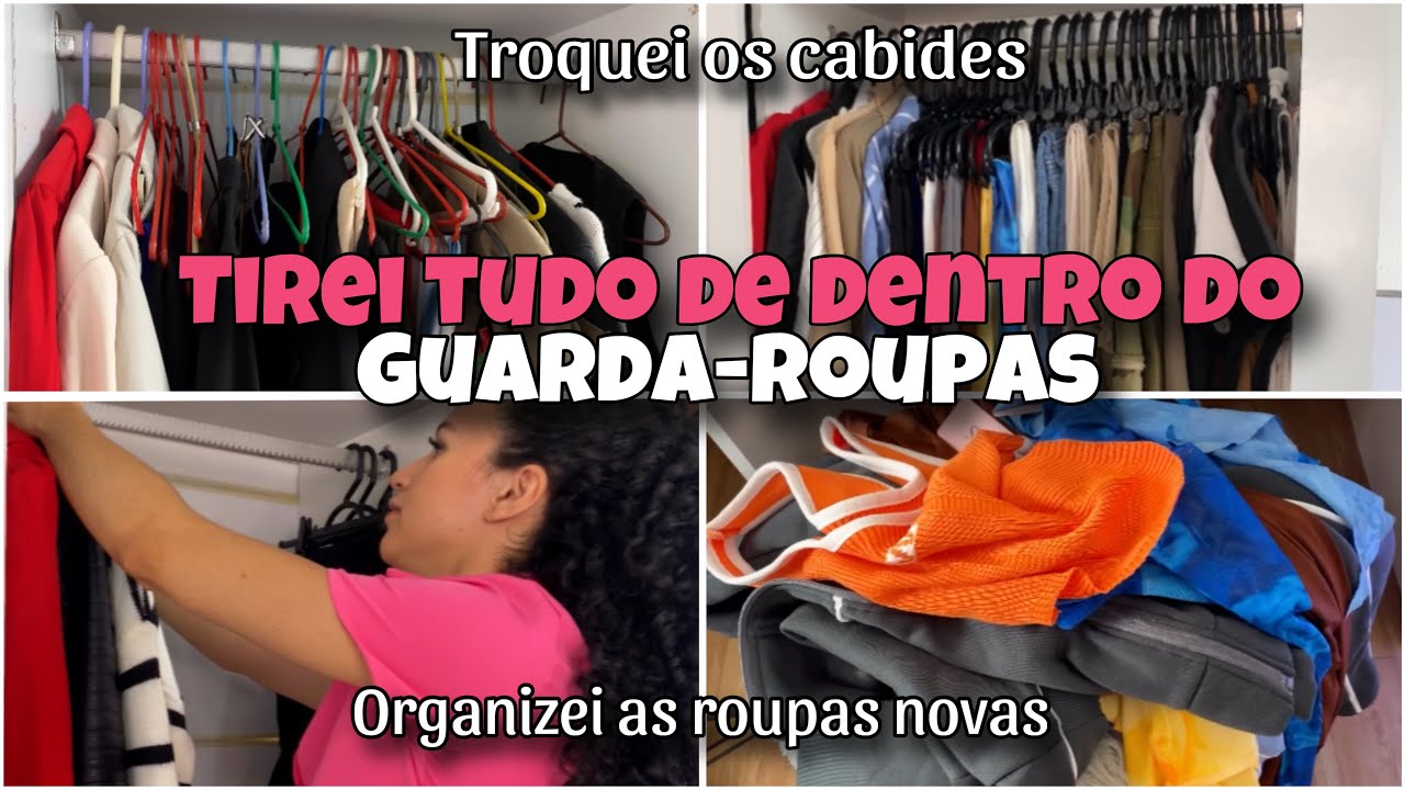 ORGANIZANDO MEU GUARDA ROUPA - DOEI TUDO QUE NÃO QUERIA MAIS🤍✨