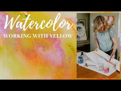 How to mix and choose the right shade of yellow for your watercolor paintings.