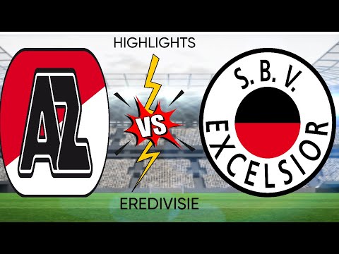 AZ ALKMAAR VS EXCELSOIR ROTTERDAM - EREDIVISIE - HIGHLIGHTS