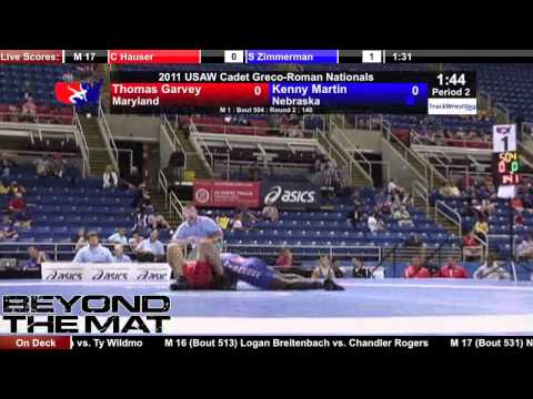 Cadet Greco 140 - Kenny Martin (NE) vs. Thomas Garvey (MD)