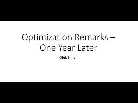 Ofek Shilon :: Compiler Optimizations