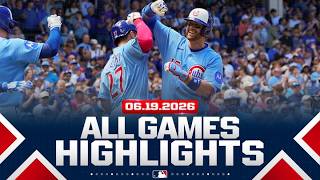 Highlights from ALL GAMES on 6/19 (Cam Schlittler K's 13 BATTERS, Cubs score 16 RUNS and MORE!)