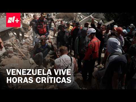 En Venezuela trabajan en horas críticas para buscar sobrevivientes de los Terremotos