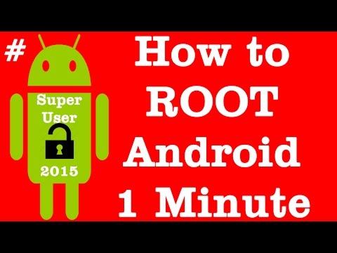 How to ROOT Android Phone Without PC in 1 Minute (2015) | Easy One Click Root Video