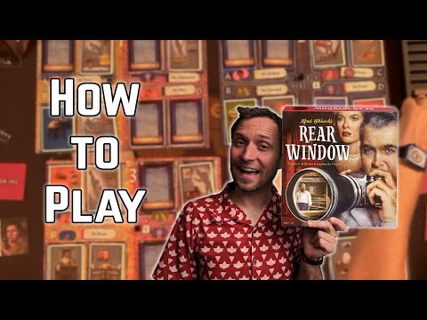Learn to spy on your neighbors and uncover their secrets in Rear Window (How to Play Board Games)