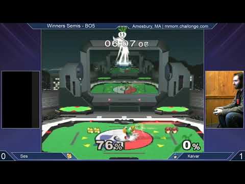MMOM179 SSBM - Ses (Fox) vs. Kalvar (Marth) - Melee WSF