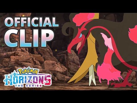 Liko Battles the Galarian Moltres | Pokémon Horizons: The Series