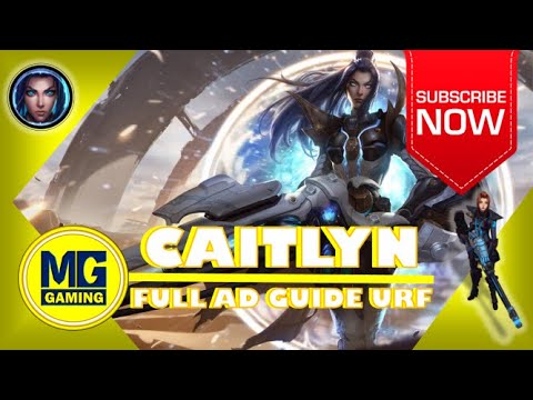 CAITLYN FULL AD URF GAMEPLAY GUIDE 10.11 - PULSEFIRE CAITLYN CRONO CHROMA 2020 | MARK GELO GAMING