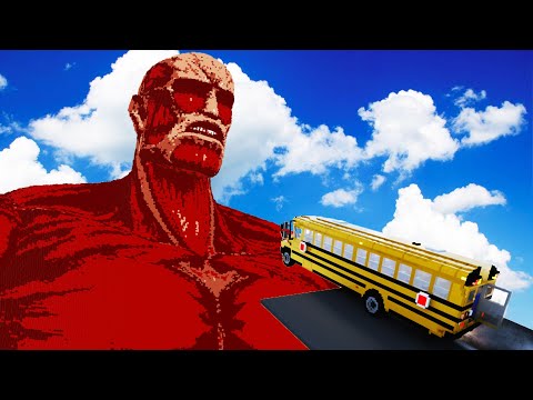 Car vs Colossal Titan | Teardown