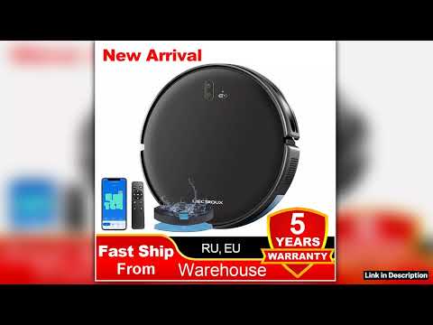 LIECTROUX L200 Robot Vacuum Cleaner Wet Mop ComboSmart MappingWiFi App4KPaBrushless Motor Electric