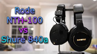 Video thumbnail for $150 Studio Headphone Battle: Rode NTH100 vs Shure 840a by Ryan Ho